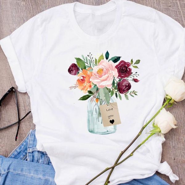 graphic camisas mujer fashion floral women t shirts flower clothes tees print clothing female shirt womens, White
graphic camisas mujer fashion floral women t shirts flower clothes tees print clothing female shirt womens, White