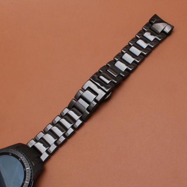 watch bands replacement fashion watchband black ceramic fit samsung gear frontier 22mm smart watches wristband solid curved end special, Black;brown
watch bands replacement fashion watchband black ceramic fit samsung gear frontier 22mm smart watches wristband solid curved end special, Black;brown