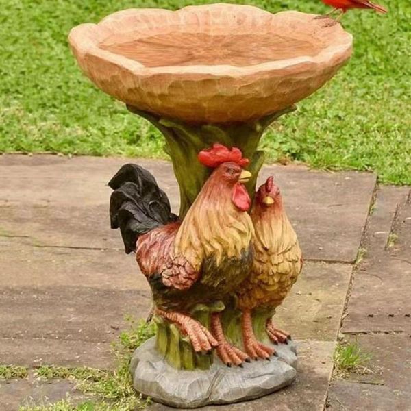 other bird supplies creative painted double rooster garden decoration feeder outdoor birds butterfly feeding container yard lawn ornaments
other bird supplies creative painted double rooster garden decoration feeder outdoor birds butterfly feeding container yard lawn ornaments