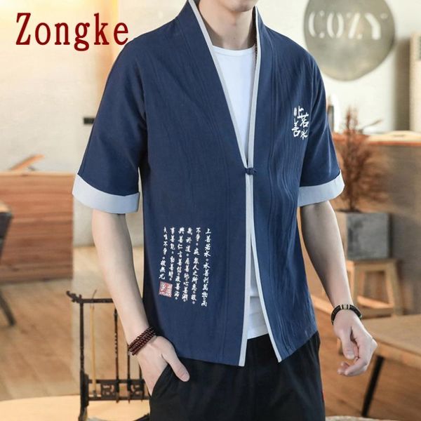 men's casual shirts zongke kimono men clothing summer harajuku cardigans short sleeve for -5xl 2021 arrivals, White;black
men's casual shirts zongke kimono men clothing summer harajuku cardigans short sleeve for -5xl 2021 arrivals, White;black