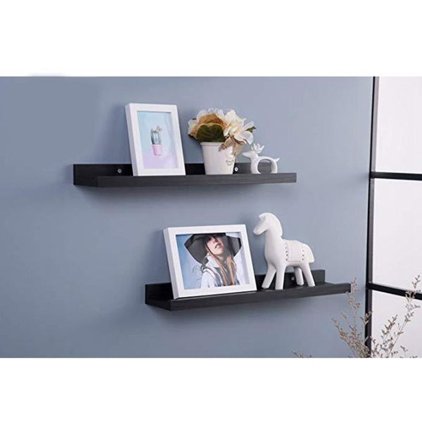 set of 2 wall-mounted floats with antique wood walnut ledge a large storage space (length 60 cm wide and 15 cm) bathroom shelves
set of 2 wall-mounted floats with antique wood walnut ledge a large storage space (length 60 cm wide and 15 cm) bathroom shelves