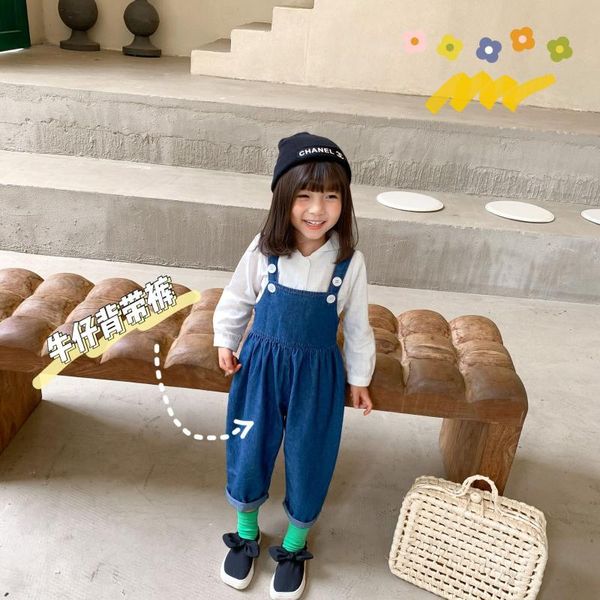 jumpsuits leisure pure color denim pants children spring 2021 korean trousers baby, Blue
jumpsuits leisure pure color denim pants children spring 2021 korean trousers baby, Blue