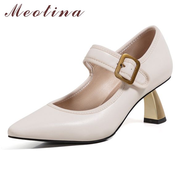 meotina pointed toe women mary janes shoes strange style heels fashion pumps buckle high heel party footwear ladies beige 33 40 210520, Black
meotina pointed toe women mary janes shoes strange style heels fashion pumps buckle high heel party footwear ladies beige 33 40 210520, Black