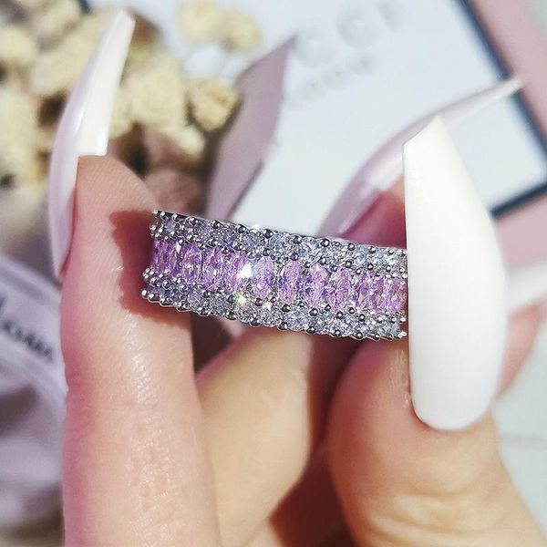 cluster rings 2021 luxury round princess 925 sterling silver eternity band rin for women anniversary gift jewelry wholesale r5579, Golden;silver
cluster rings 2021 luxury round princess 925 sterling silver eternity band rin for women anniversary gift jewelry wholesale r5579, Golden;silver