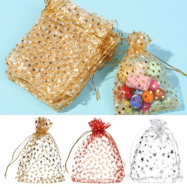 gift wrap 50/100pcs/lot fashion star organza bags nice jewelry packaging wedding christmas pouches bag 9x12cm high quality
gift wrap 50/100pcs/lot fashion star organza bags nice jewelry packaging wedding christmas pouches bag 9x12cm high quality