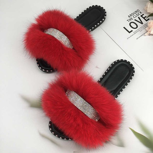 women flip flops slippers summer rhinestones fur slides for women fluffy slipper female fur slippers women real fox fur slides h0827, Black
women flip flops slippers summer rhinestones fur slides for women fluffy slipper female fur slippers women real fox fur slides h0827, Black