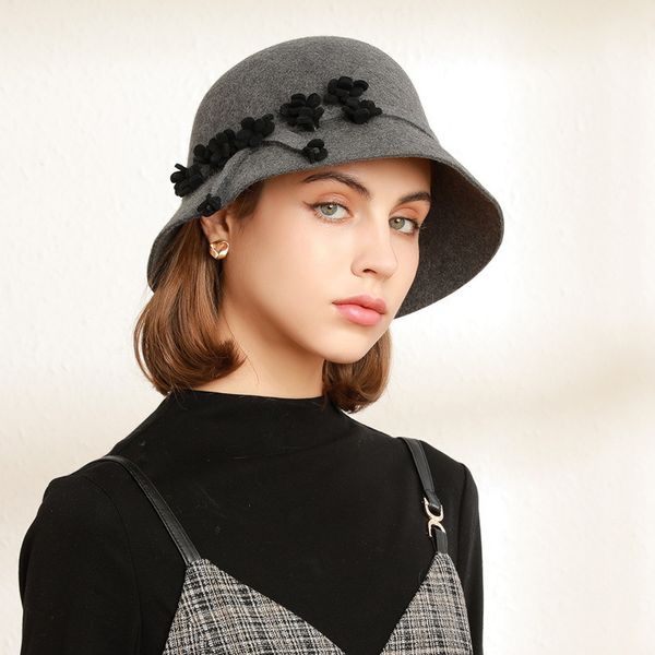 hats capsautumn winter korean flower decorative elegant felt wool warm basin fisherman's, Blue;gray
hats capsautumn winter korean flower decorative elegant felt wool warm basin fisherman's, Blue;gray
