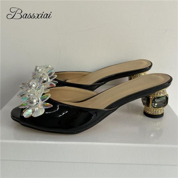 sandals beading crystal flower party shoes summer women diamond rhinestone heel slingbacks peep toe jeweled for girls, Black
sandals beading crystal flower party shoes summer women diamond rhinestone heel slingbacks peep toe jeweled for girls, Black