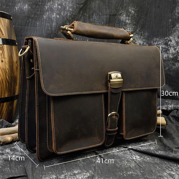 briefcases luufan genuine leather men business briefcase cowhide fit 15" lapbag cow messenger shoulder compute for male
briefcases luufan genuine leather men business briefcase cowhide fit 15" lapbag cow messenger shoulder compute for male