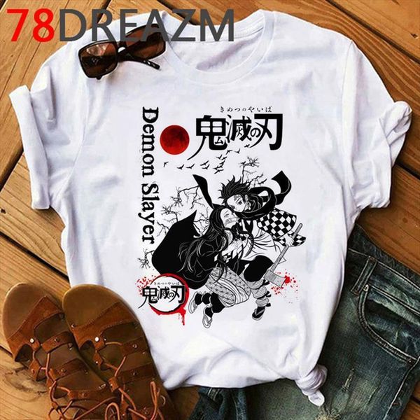 japanese anime kimetsu no yaiba women demon slayer summer plus size kawaii tanjiro kamado graphic tees female, White
japanese anime kimetsu no yaiba women demon slayer summer plus size kawaii tanjiro kamado graphic tees female, White