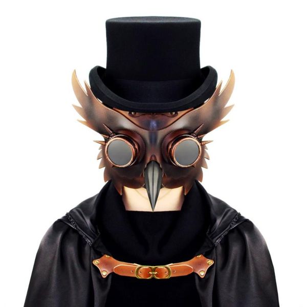 party masks men /women retro punk pu leather plague bird wings rivet steampunk goggles mask gothic halloween cosplay accessories
party masks men /women retro punk pu leather plague bird wings rivet steampunk goggles mask gothic halloween cosplay accessories