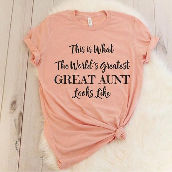 women's t-shirt this is what the world's greatest great aunt looks like summer women clothing drop tees oversized t shirt, White
women's t-shirt this is what the world's greatest great aunt looks like summer women clothing drop tees oversized t shirt, White