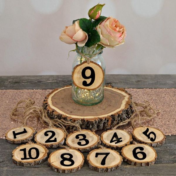 novelty items 10pcs rustic wooden hanging ornament wedding party table decor 1-10 decorative numbers style wood slices diy
novelty items 10pcs rustic wooden hanging ornament wedding party table decor 1-10 decorative numbers style wood slices diy