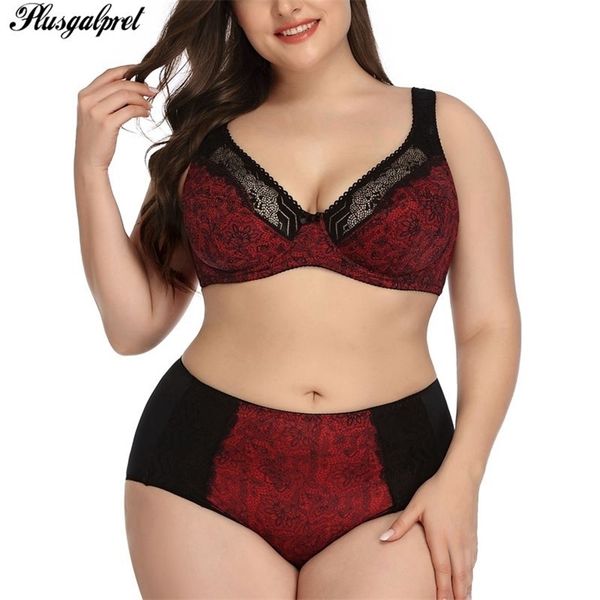 plusgalpret floral print lace bra and panty set women lingerie bra set intimates ladies underwear set 85-110 d cup xl-6xl 211104, Red;black
plusgalpret floral print lace bra and panty set women lingerie bra set intimates ladies underwear set 85-110 d cup xl-6xl 211104, Red;black