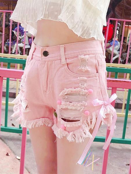 summer jeans korean style cute women short ripped denim harajuku kawaii casual high waist tassel hole white, White;black
summer jeans korean style cute women short ripped denim harajuku kawaii casual high waist tassel hole white, White;black