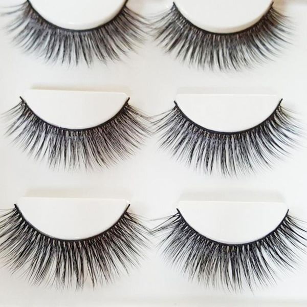false eyelashes 3 pairs 3d cross natural long eye lashes makeup cosmetics extension 0.15mm
false eyelashes 3 pairs 3d cross natural long eye lashes makeup cosmetics extension 0.15mm