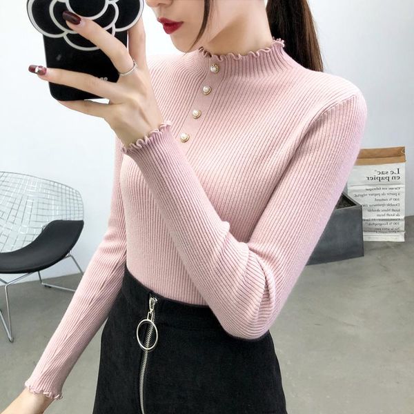 women's sweaters beaded knitted women sweater and pullovers long-sleeved elastic elegant office lady pulls outwear, White;black
women's sweaters beaded knitted women sweater and pullovers long-sleeved elastic elegant office lady pulls outwear, White;black