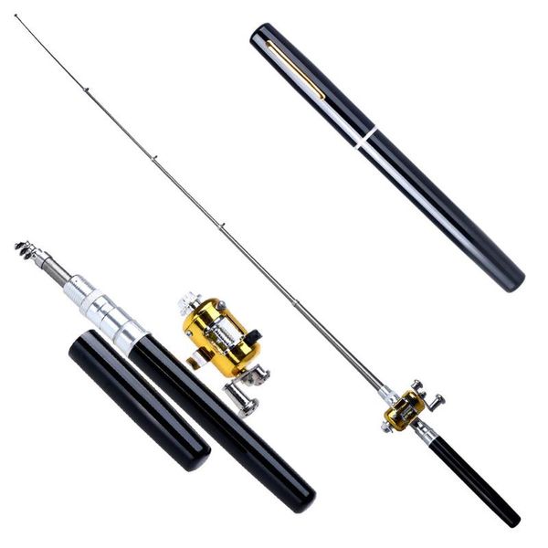 38inch mini portable pocket aluminum alloy fishing rod pen bk fashion sport boat rods 
38inch mini portable pocket aluminum alloy fishing rod pen bk fashion sport boat rods