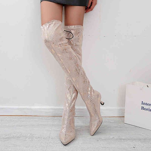 dress shoes gold snakeskin standard on the knee long female toe boots pointed high heels woman er t 3287, Black
dress shoes gold snakeskin standard on the knee long female toe boots pointed high heels woman er t 3287, Black