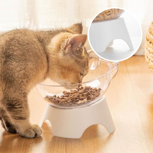cat bowls & feeders with stand protect spine no hurt feeder for cats transparent as material safety health slow feed pet bowl
cat bowls & feeders with stand protect spine no hurt feeder for cats transparent as material safety health slow feed pet bowl