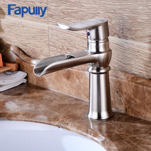 bathroom sink faucets fapully basin faucet waterfall stainless steel brush nickel washing vessel tap mixer torneira
bathroom sink faucets fapully basin faucet waterfall stainless steel brush nickel washing vessel tap mixer torneira