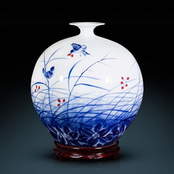 vases jingdezhen ceramic pomegranate vase flower living room decorated with chinese master hand painted blue and white
vases jingdezhen ceramic pomegranate vase flower living room decorated with chinese master hand painted blue and white