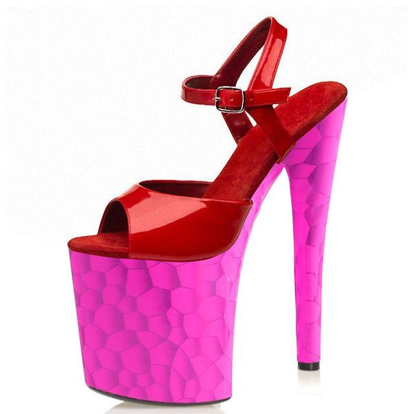 sandals mclubgirl 20cm rose red pole dancer high heels transparent fish mouth model catwalk nightclub women's shoes lyp, Black
sandals mclubgirl 20cm rose red pole dancer high heels transparent fish mouth model catwalk nightclub women's shoes lyp, Black