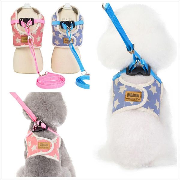 dog collars & leashes small pet harness for dogs cotton stars puppy chihuahua yorkie cat with leash animal vest service collar
dog collars & leashes small pet harness for dogs cotton stars puppy chihuahua yorkie cat with leash animal vest service collar