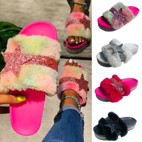 multi colors casual shoes woman neutral winter indoor home warmth non-slip plush slippers sandalias de mujer, Black
multi colors casual shoes woman neutral winter indoor home warmth non-slip plush slippers sandalias de mujer, Black