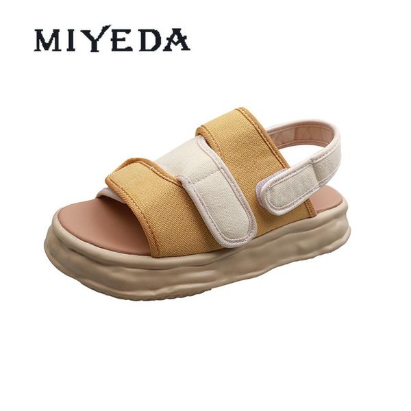 sandals miyeda female fashion canvas hook and loop summer women's flats platform open-toe multicolor shallow woman shoes, Black
sandals miyeda female fashion canvas hook and loop summer women's flats platform open-toe multicolor shallow woman shoes, Black