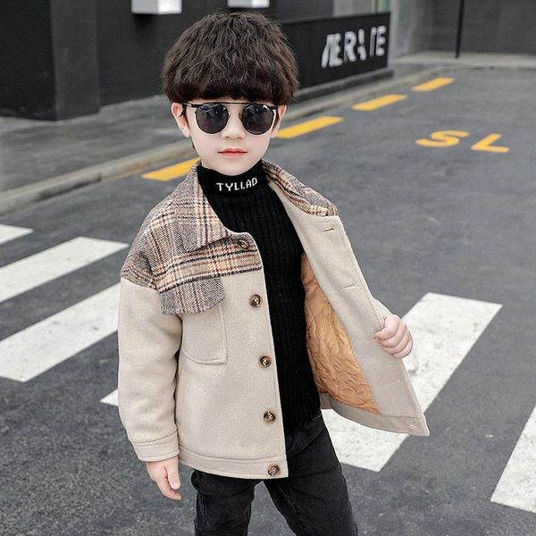 autumn winter 2-7t children outwear clothes boys coat fashion stitched lapel thickened woolen jacket for kids korean wool, Blue;gray
autumn winter 2-7t children outwear clothes boys coat fashion stitched lapel thickened woolen jacket for kids korean wool, Blue;gray