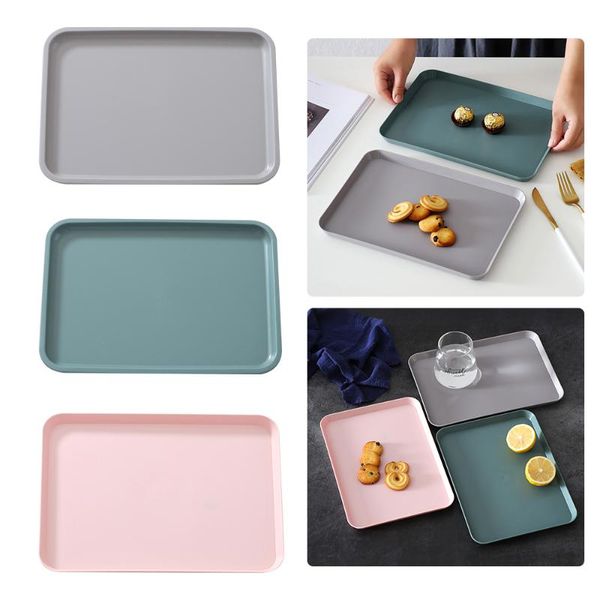 nordic multifunctional creative rectangular plastic tray kitchen fruit dessert storage serving supplies & organization
nordic multifunctional creative rectangular plastic tray kitchen fruit dessert storage serving supplies & organization