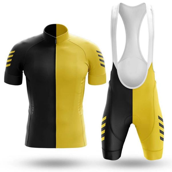2021yellow black retro classic cycling jersey set summer clothing road bike shirts suit bicycle bib shorts mtb wear maillot ropa racing sets, Black;blue
2021yellow black retro classic cycling jersey set summer clothing road bike shirts suit bicycle bib shorts mtb wear maillot ropa racing sets, Black;blue