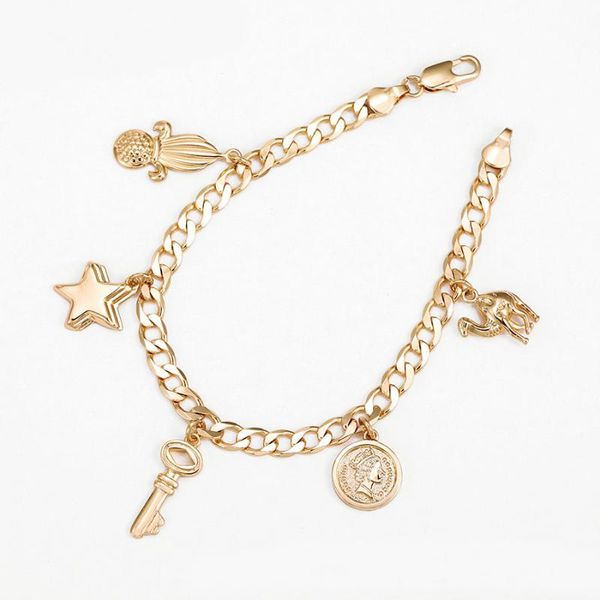 jewelry -- ( 22 cm x 6 mm ) queen and key charm bracelet for women gold color fashion lead nickel link, chain, Black
jewelry -- ( 22 cm x 6 mm ) queen and key charm bracelet for women gold color fashion lead nickel link, chain, Black