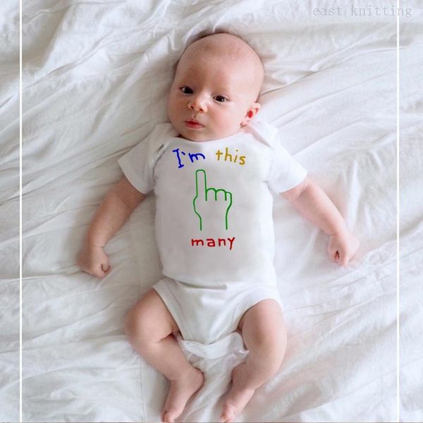 rompers print i' this hand many cotton jumpsuit summer clothes white tees infant born baby boy girls short sleeve letter romper, Blue
rompers print i' this hand many cotton jumpsuit summer clothes white tees infant born baby boy girls short sleeve letter romper, Blue