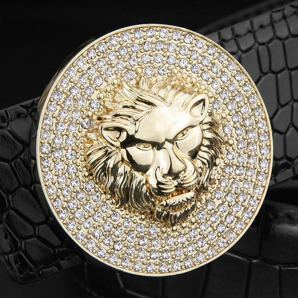 men fashion designer genuine leather luxury metal alloy buckle lion belt cowskin sash wide ceinture homme belts, Black;brown
men fashion designer genuine leather luxury metal alloy buckle lion belt cowskin sash wide ceinture homme belts, Black;brown