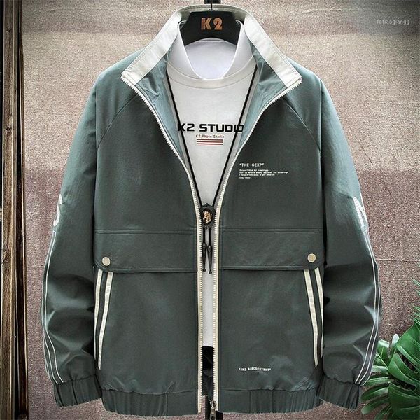 jacket men waterproof breathable casual spring autumn outwear windbreaker zip up bomber male clothing men's jackets, Black;brown
jacket men waterproof breathable casual spring autumn outwear windbreaker zip up bomber male clothing men's jackets, Black;brown