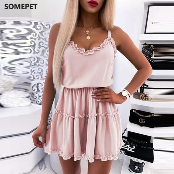 summer v-neck sleeveless party dress women casual elegant loose mini ladies solid color short pleated vestidos dresses, Black;gray
summer v-neck sleeveless party dress women casual elegant loose mini ladies solid color short pleated vestidos dresses, Black;gray