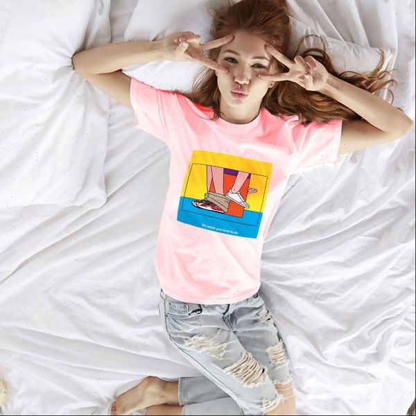 women clothes t shirts summer shirt harajuku do what you love to letter printed tshirt leisure fashion streetwear, White
women clothes t shirts summer shirt harajuku do what you love to letter printed tshirt leisure fashion streetwear, White