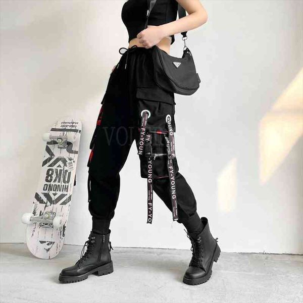 black high waist cargo pants women casual punk hip hop streetwear pencil harajuku trousers fashion hip hop girls pants, Black;white
black high waist cargo pants women casual punk hip hop streetwear pencil harajuku trousers fashion hip hop girls pants, Black;white