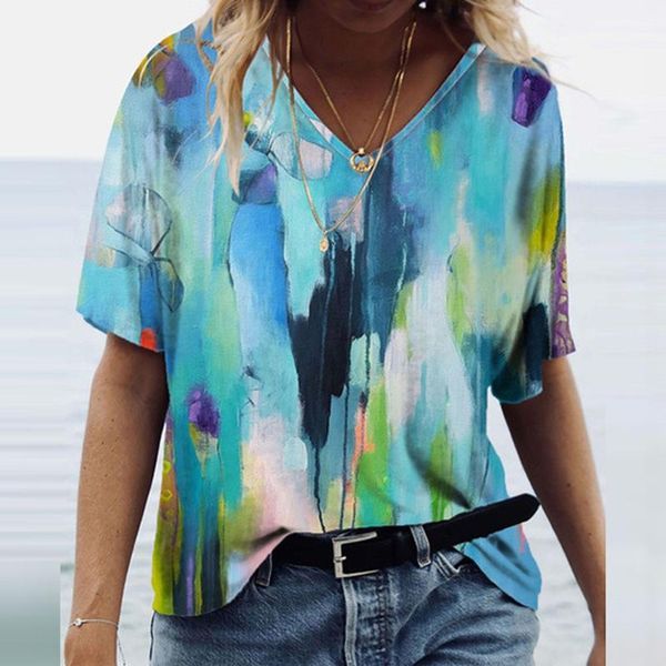women's t-shirt natural scenery summer woman t-shirts short sleeve t shirt women female v neck casual tshirt 2021 tee, White
women's t-shirt natural scenery summer woman t-shirts short sleeve t shirt women female v neck casual tshirt 2021 tee, White