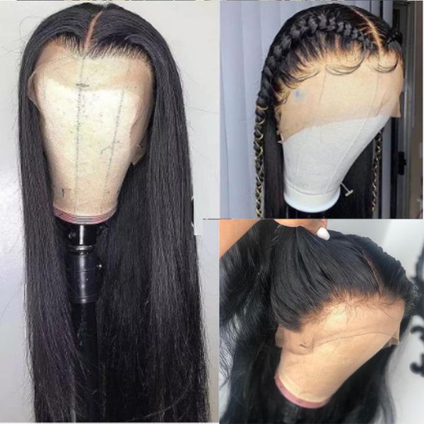 synthetic wigs jet black sliky straight long hair 13*4 lace front women's baby style wig for women heat resistant
synthetic wigs jet black sliky straight long hair 13*4 lace front women's baby style wig for women heat resistant