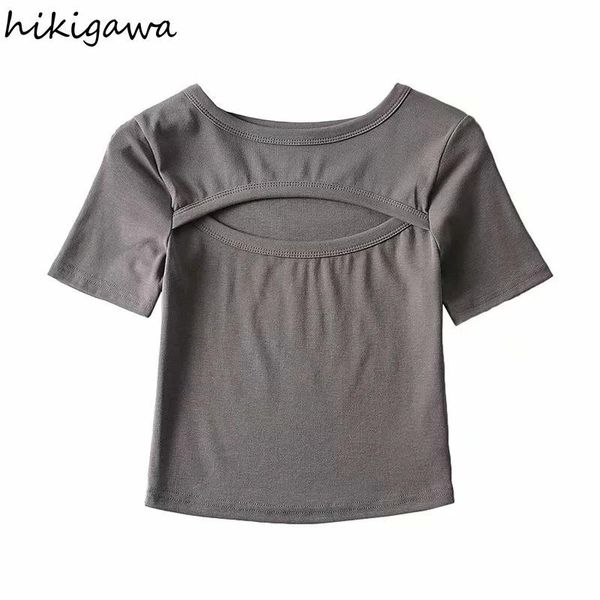 women's t-shirt hikigawa tshirt summer o neck short sleeve stretchy knitted slim hollow out solid elegant patchwork female, White
women's t-shirt hikigawa tshirt summer o neck short sleeve stretchy knitted slim hollow out solid elegant patchwork female, White