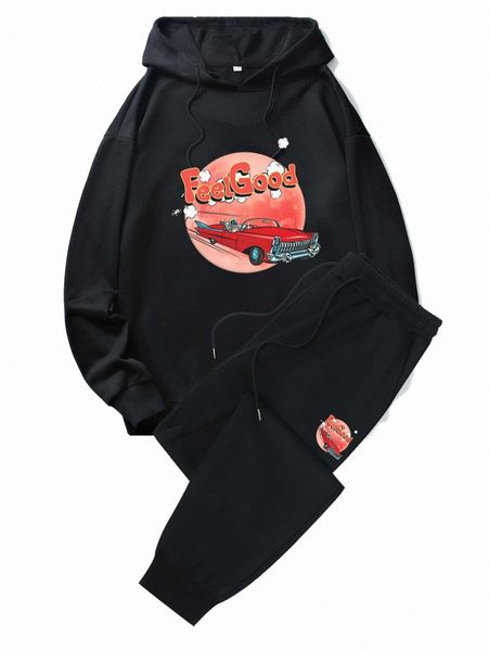 romwe guys letter car print drawstring hoodie & sweatpants r5w8#, Gray
romwe guys letter car print drawstring hoodie & sweatpants r5w8#, Gray