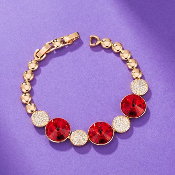 11.11 women bracelet luxury round chain jewellery made with austrian crystal for girls wedding party christmas bijoux gift, Golden;silver
11.11 women bracelet luxury round chain jewellery made with austrian crystal for girls wedding party christmas bijoux gift, Golden;silver