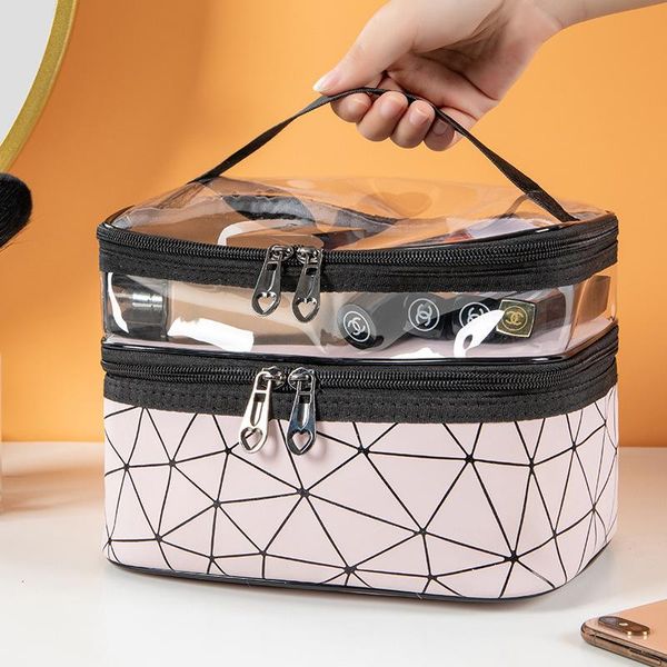 storage bags transparent pvc cosmetic bag women toiletries makeup large capacity waterproof packing travel make up
storage bags transparent pvc cosmetic bag women toiletries makeup large capacity waterproof packing travel make up