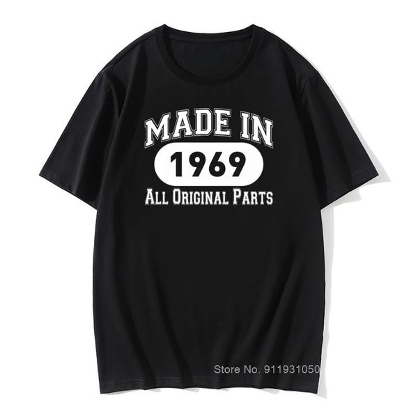 men's t-shirts in 1969 retro t shirt 52th birthday present vintage cotton o-neck shirts men 52years husband father tees gift, White;black
men's t-shirts in 1969 retro t shirt 52th birthday present vintage cotton o-neck shirts men 52years husband father tees gift, White;black