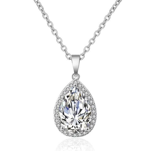 gold plated water drop 5a nscd stone 3 color quality pendant necklace chokers necklaces for women chains, Silver
gold plated water drop 5a nscd stone 3 color quality pendant necklace chokers necklaces for women chains, Silver