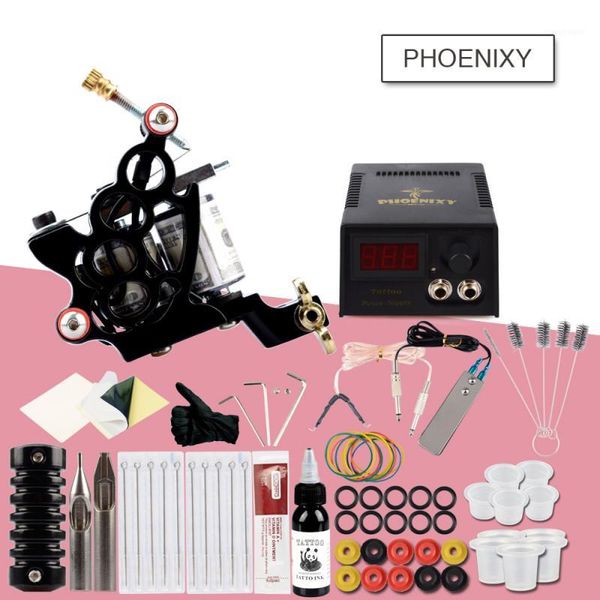 beginner tattoo kit one machine gun set 60ml inks power supply needles supplies professional kit1
beginner tattoo kit one machine gun set 60ml inks power supply needles supplies professional kit1