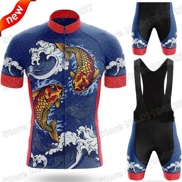 racing sets 2021 japan cycling jersey set summer japanese koi clothing men carp road bike shirts suit bicycle bib shorts mtb maillot, Black;blue
racing sets 2021 japan cycling jersey set summer japanese koi clothing men carp road bike shirts suit bicycle bib shorts mtb maillot, Black;blue